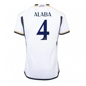 Maillot de foot Real Madrid David Alaba #4 Domicile 2023-24 Manches Courte